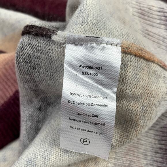 ATM Anthony Thomas Melillo Striped Wool Cashmere Blend Crewneck Sweater - Picture 7 of 7